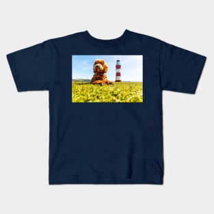 Dog As Big As A Lighthouse Kids T-Shirt